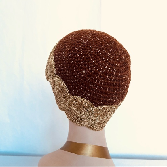Roman Keflay Hand Crochet 20’s Style Hat - Picture 2 of 16